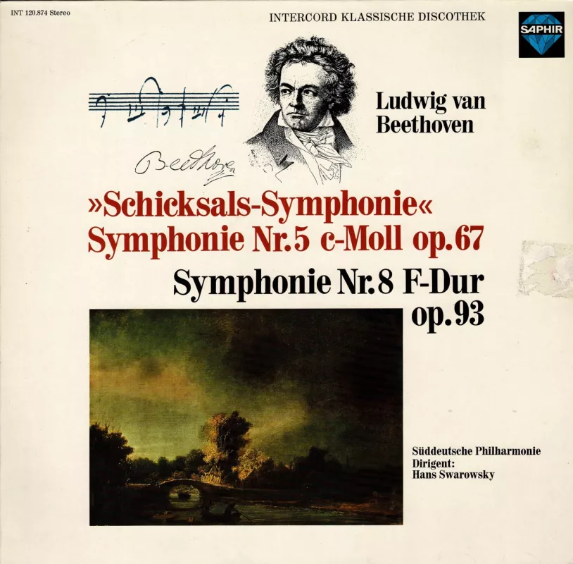 Beethoven. Symphonie Nr. 5 Nr. 8 - L. V. Beethoven, plokštelė 2