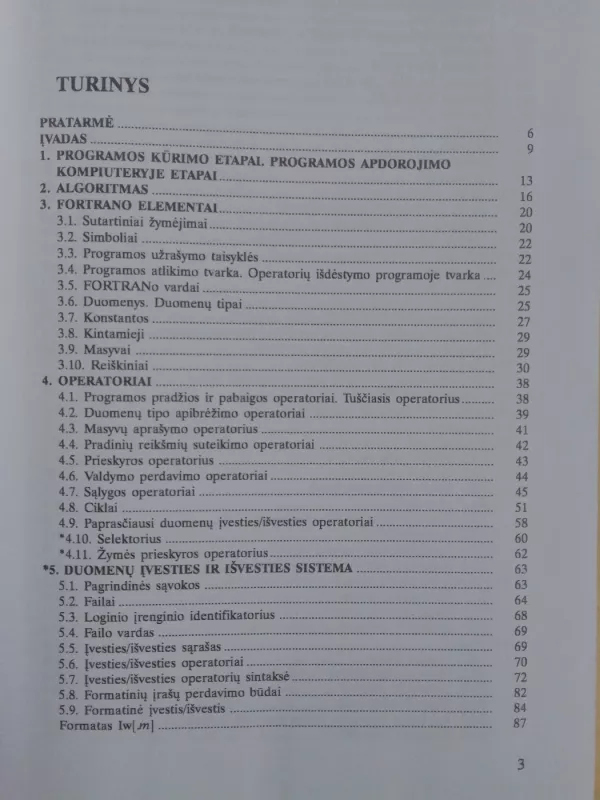 Fortranas - Kutas R. Belevičius R., knyga 3