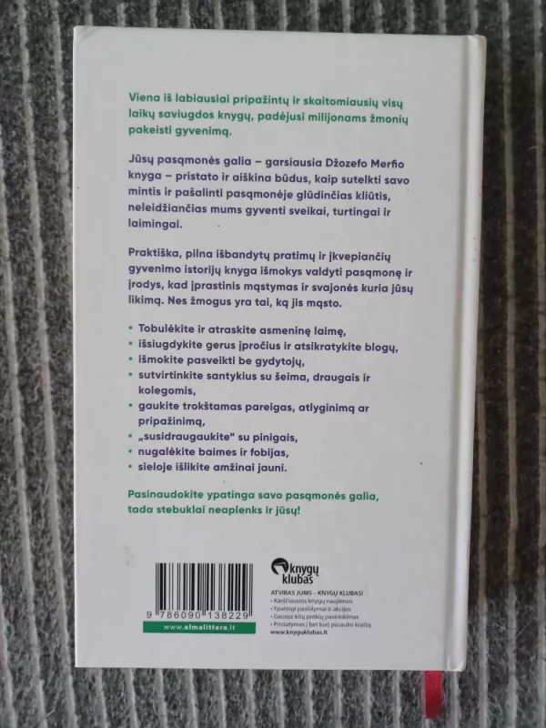 Jūsų pasąmonės galia - Joseph Murphy, knyga 3