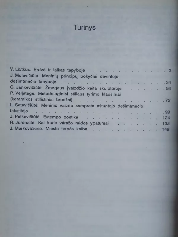 Šiuolaikinės lietuvių dailės horizontai - Autorių Kolektyvas, knyga 3