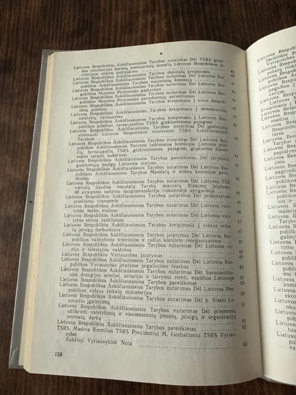 Lietuvos Respublikos svarbiausių dokumentų rinkinys - Autorių Kolektyvas, knyga 6