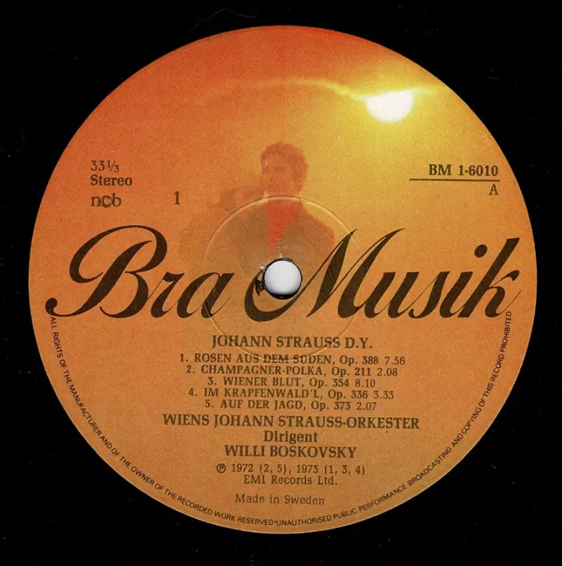 Strauss - Johann Strauss Jr, plokštelė 4