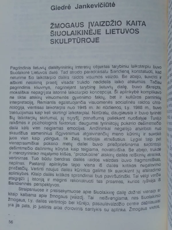 Šiuolaikinės lietuvių dailės horizontai - Autorių Kolektyvas, knyga 6
