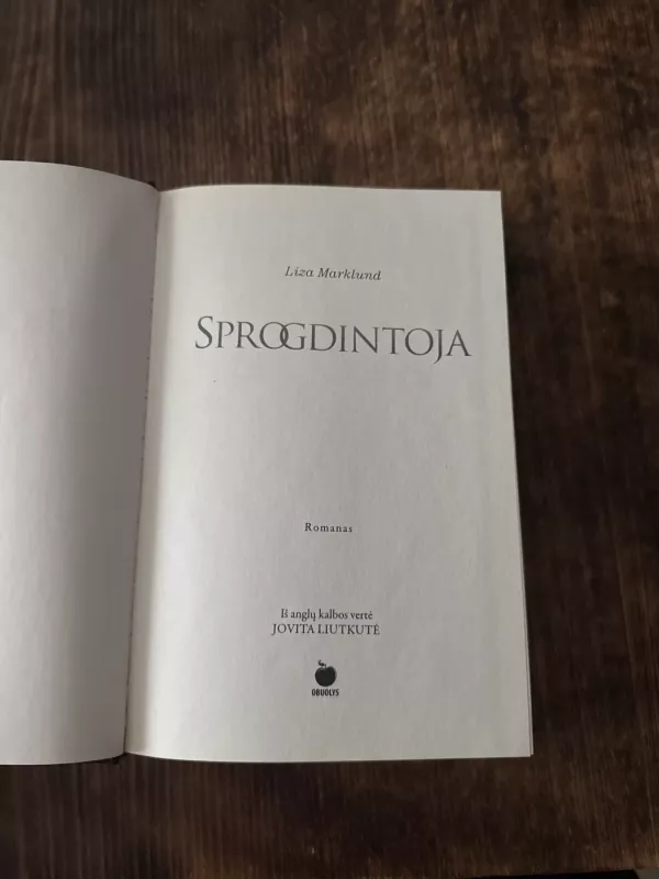 SPROGDINTOJA - Liza Marklund, knyga 3