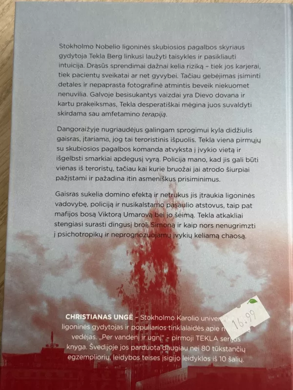 Per vandenį ir ugnį - Christian Unge, knyga 3