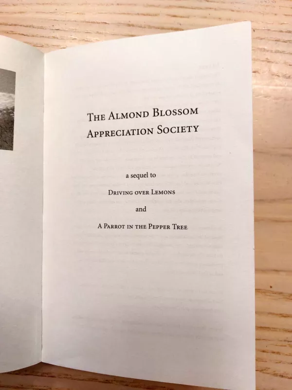 The Almond Blossom Appreciation Society (Lemons Trilogy Book 3) - Chris Stewart, knyga 3