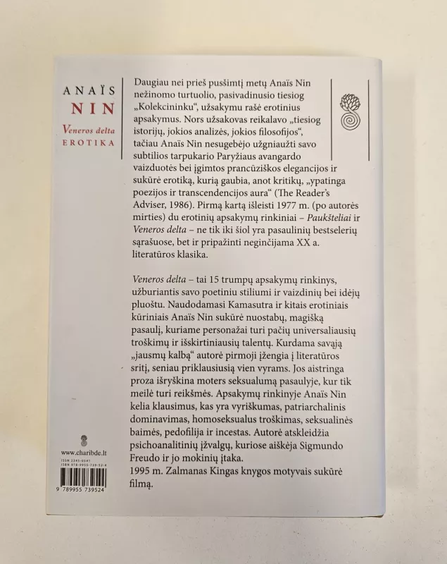 Veneros delta. Erotika - Anais Nin, knyga 3