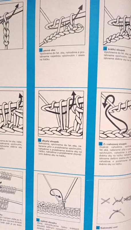 Dana - nėrimo vašeliu, mezgimo pagrindai, čekų k. - Autorių Kolektyvas, knyga 3