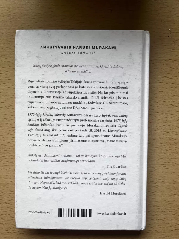 1973-iųjų kiniškas biliardas - Haruki Murakami, knyga 2