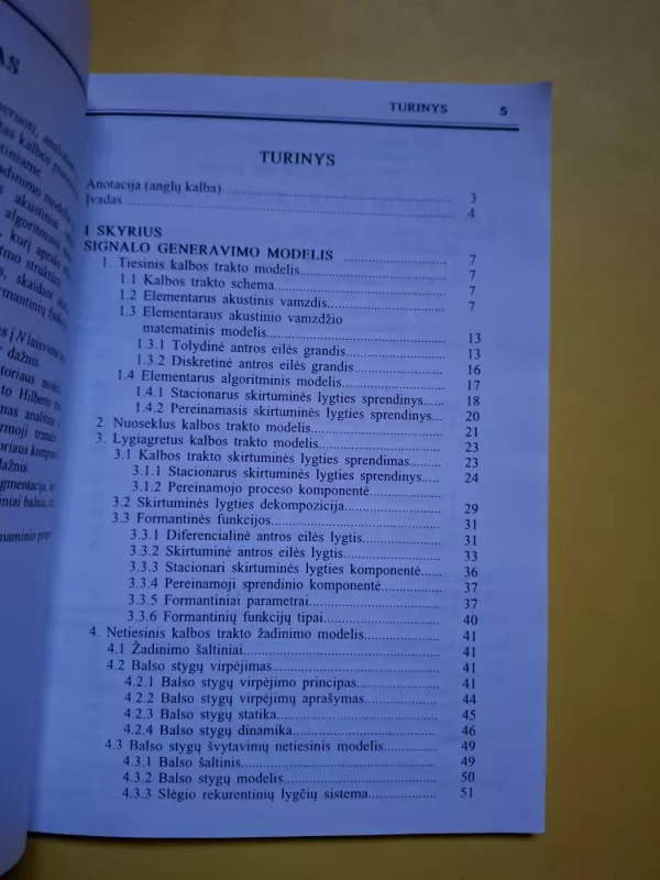 Kalbos signalo algoritmai - Povilas Kemėšis, knyga 4