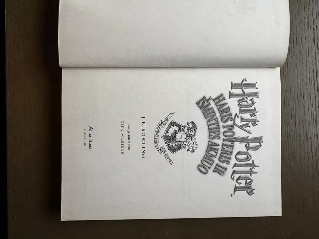 Haris Poteris ir išminties akmuo - Rowling J. K., knyga 4