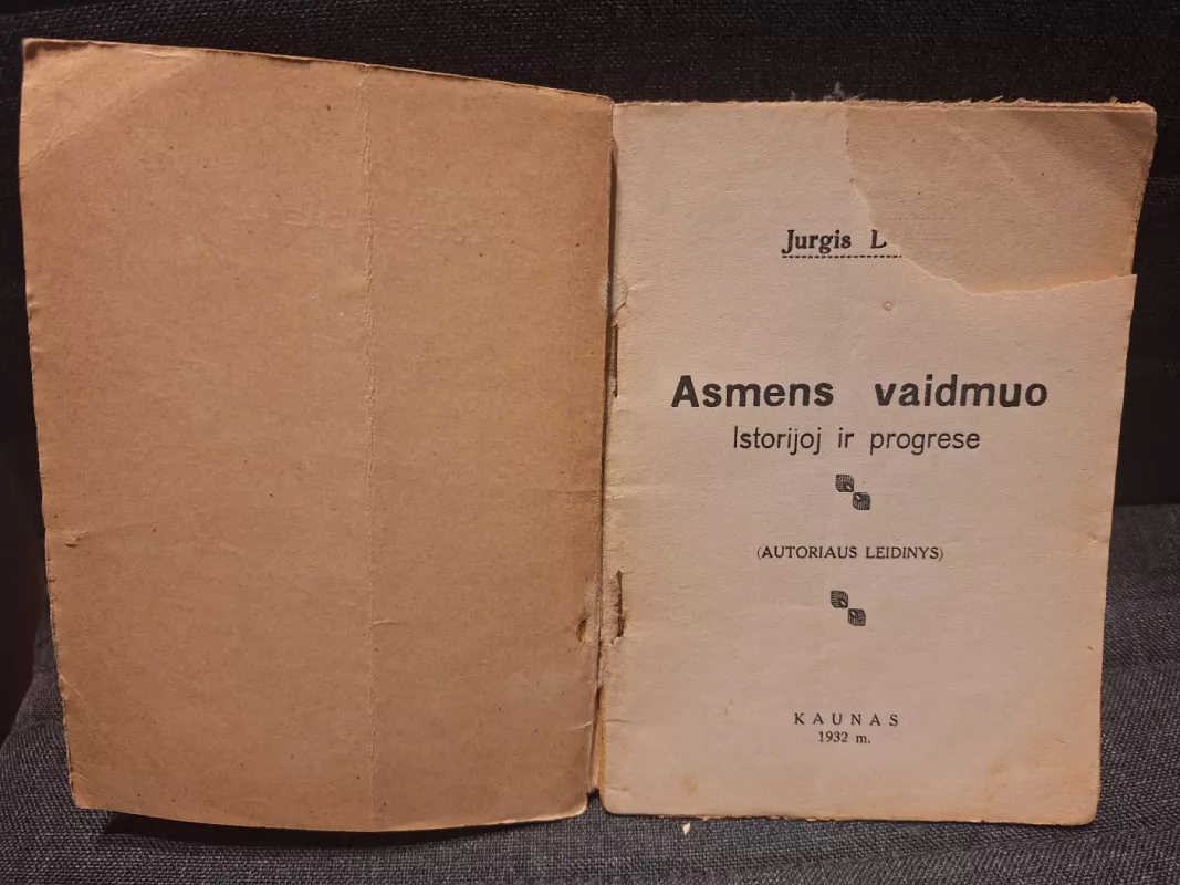 Asmuo istorijoj ir progrese - Jurgis Dabrila, knyga 4