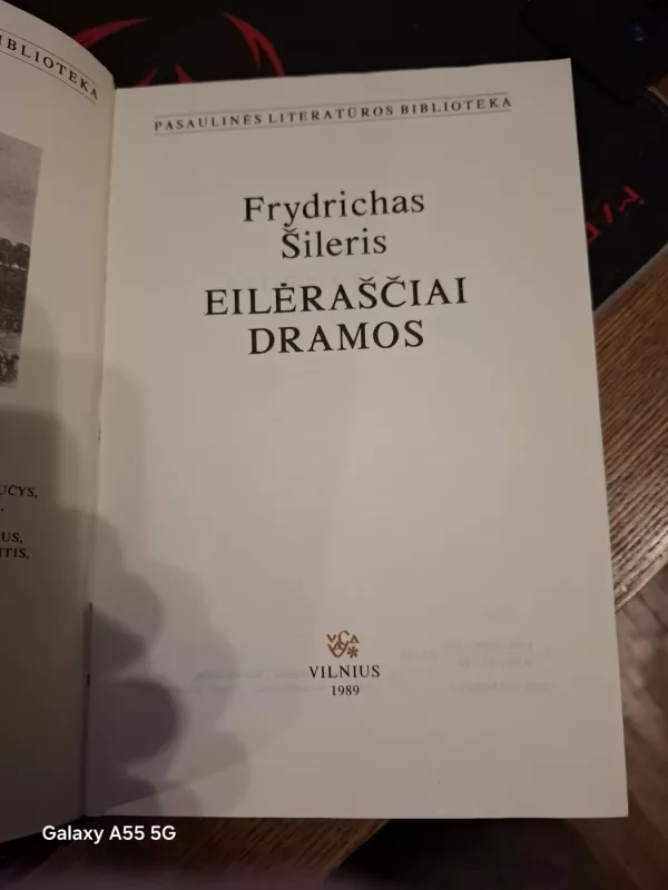 Eilėraščiai. Dramos - Fridrichas Šileris, knyga 3