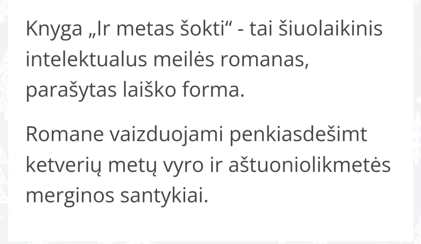 Ir metas šokti - Melvyn Bragg, knyga 4