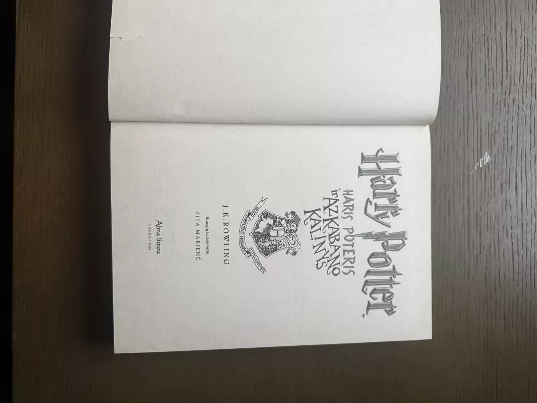 Haris Poteris ir azkabano kalinys, 2008m. - J. K. Rowling, knyga 4