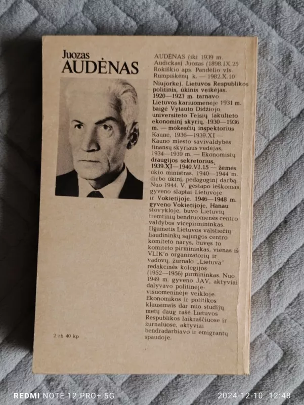 Paskutinis posėdis - Juozas Audėnas, knyga 5