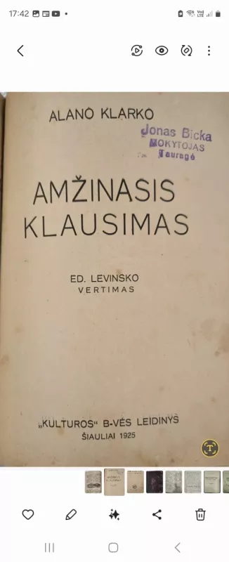 Kaip augalai rinkti,gerbarsi ir kolekcijos daryti - V.Ruzgo  A.Klarko, knyga 5