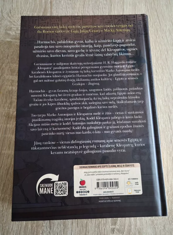 Kleopatra - Henry Rider Haggard, knyga 3