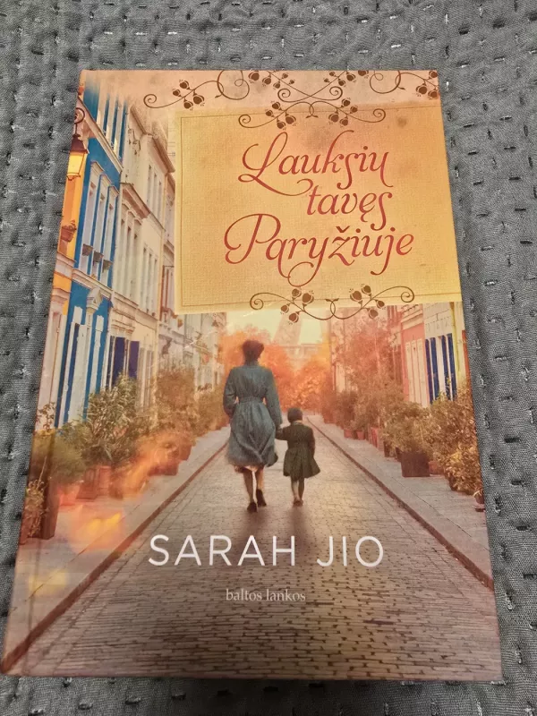 Lauksiu tavęs Paryžiuje - Sarah Jio, knyga 2