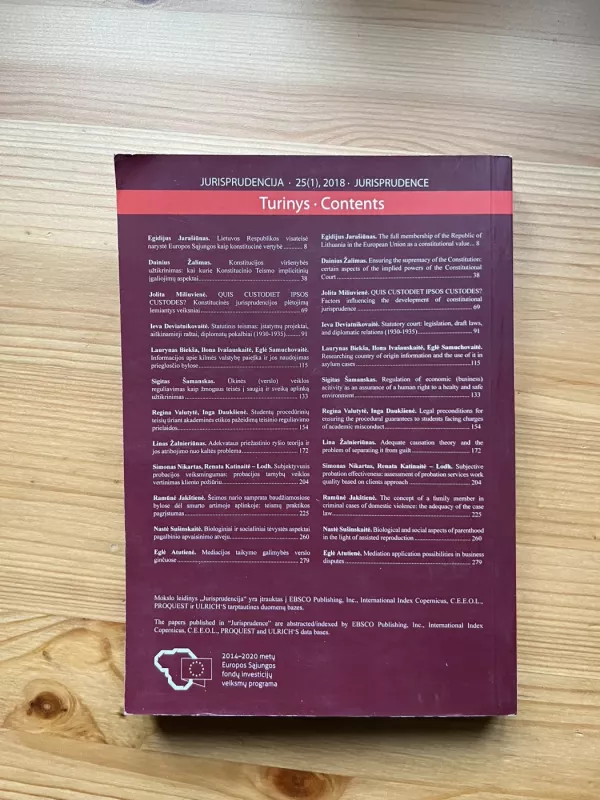 Jurisprudencija 25(1) - Autorų kolektyvas, knyga 5