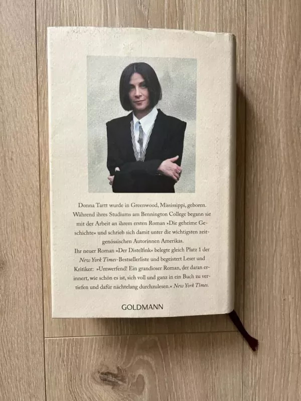 Der Distelfink - Donna Tartt, knyga 3