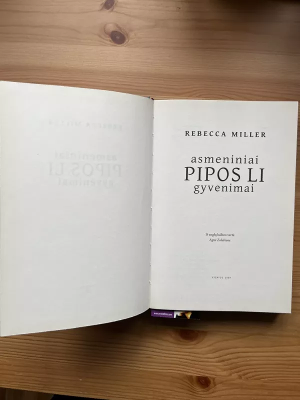 Asmeniniai Pipos Li gyvenimai - Rebecca Miller, knyga 3
