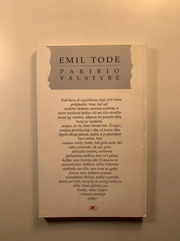 Paribio Valstybė - Emil Tode, knyga 3
