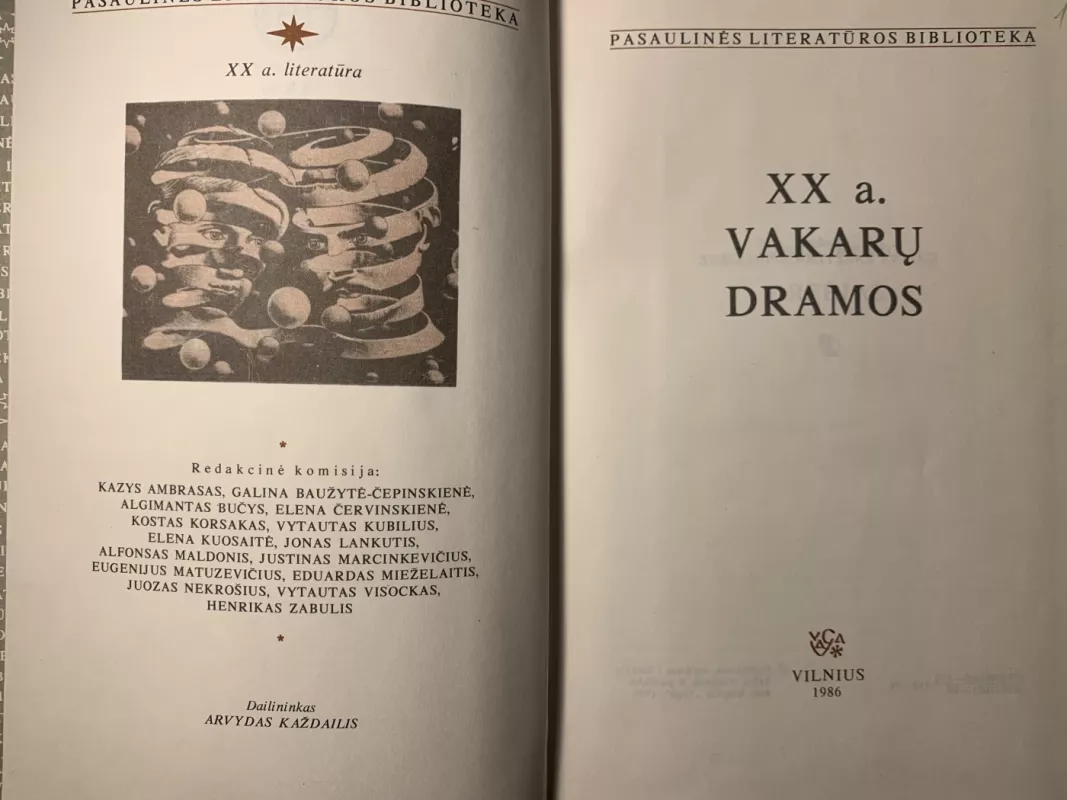 XX a. Vakarų dramos - Autorių Kolektyvas, knyga 4