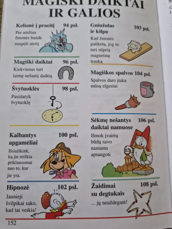 Jaunųjų švilpikų enciklopedija 11. Burtai ir magija - Walt Disney, knyga 4