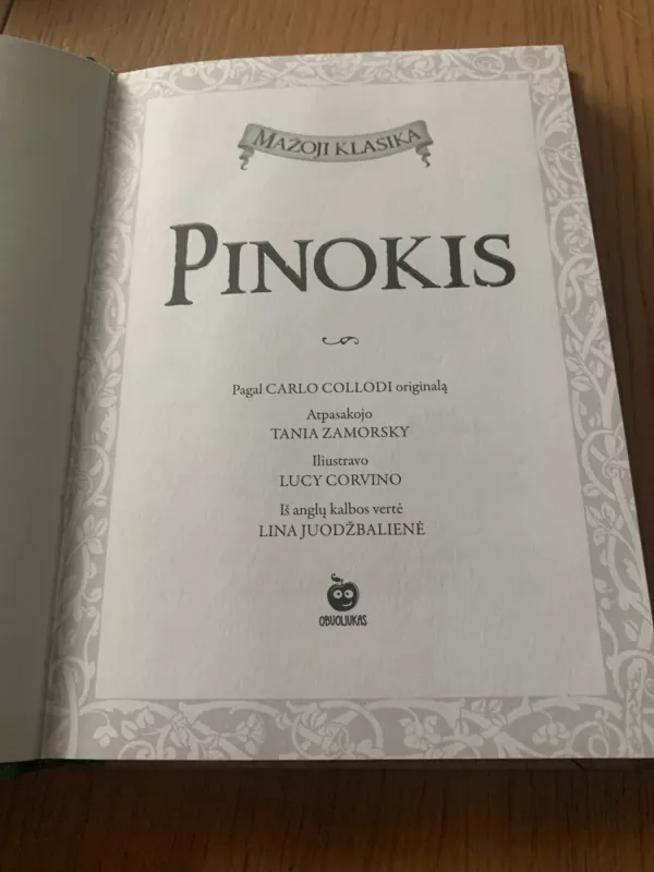 pinokis - Mažoji klasika, knyga 5