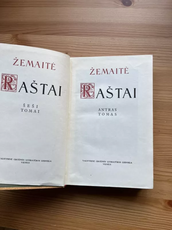 Raštai - Žemaitė, knyga 3
