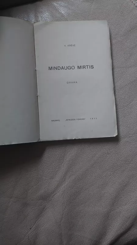 Mindaugo mirtis - Vincas Krėvė, knyga 3