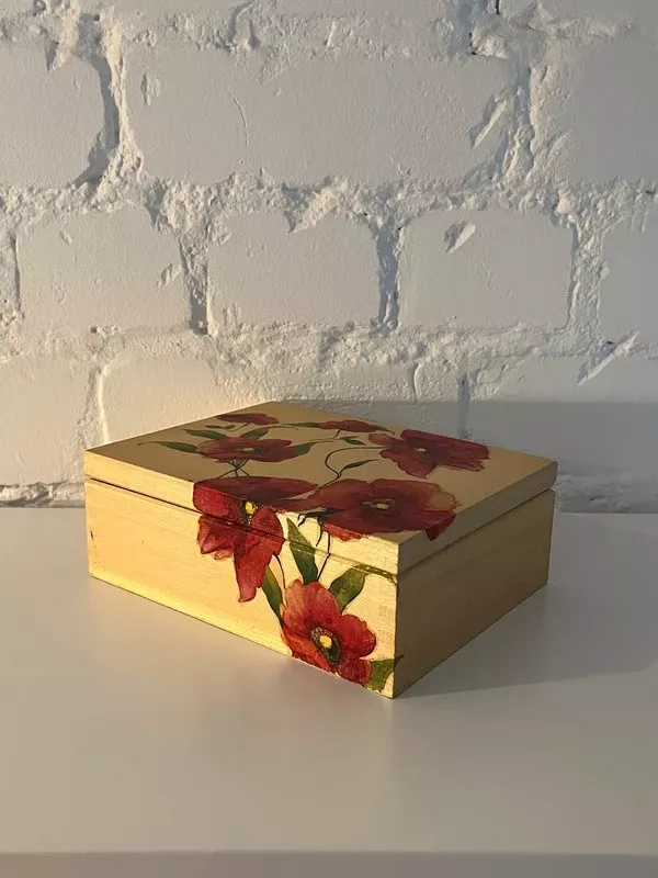 Medinė dežutė Aguonos - , namai ir interjeras 4