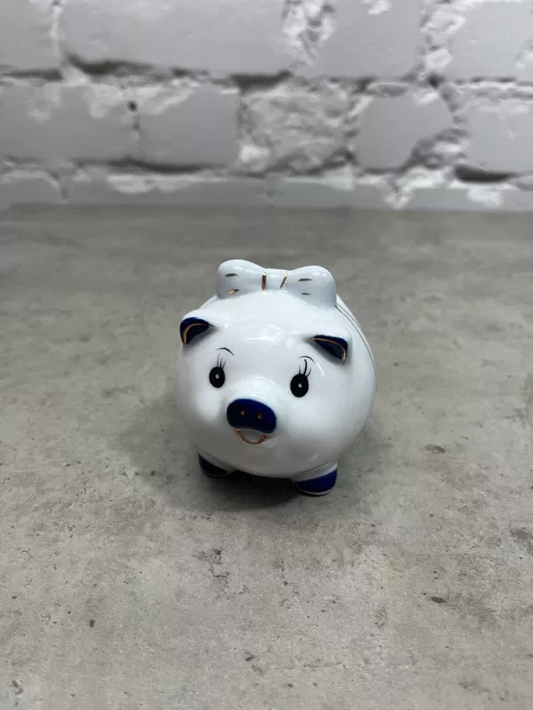 Nuostabaus grožio, porcelianinė taupyklė "Kiaulytė" - , namai ir interjeras 4