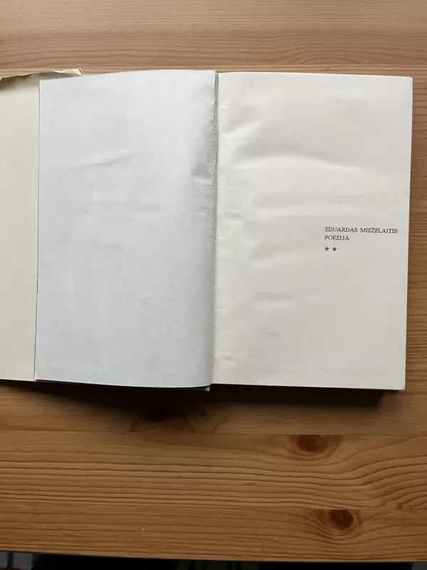 Poezija 2 t - Eduardas Mieželaitis, knyga 3