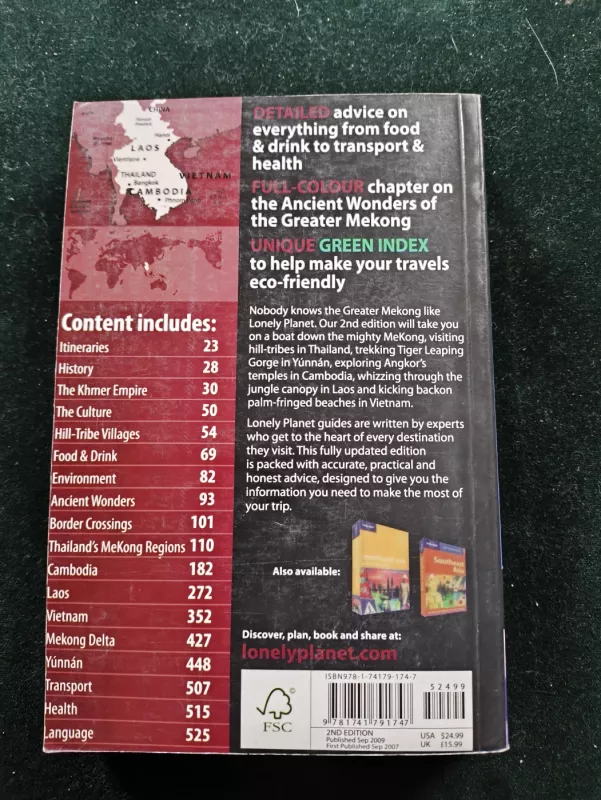 Vietnam, Cambodia, Laos &amp; the Greater Mekong - Planet Lonely, knyga 2