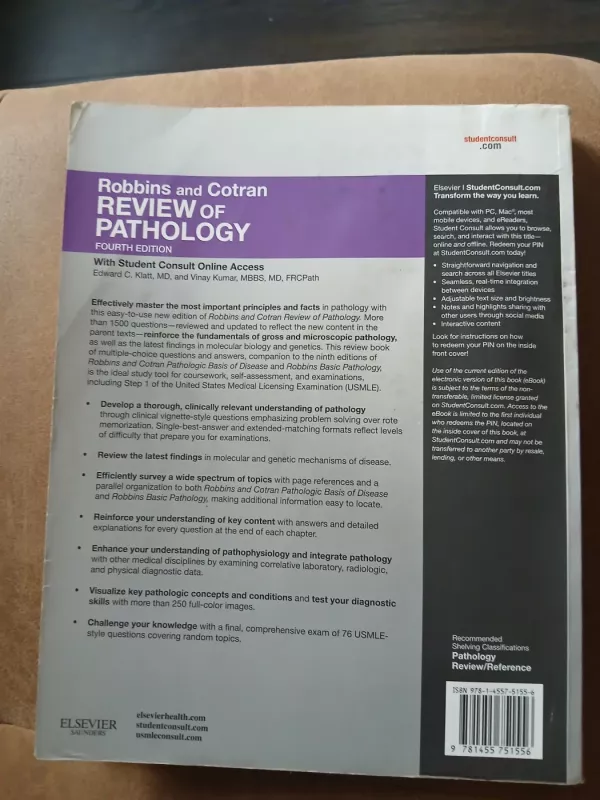 Robbins and Cotran review of pathology. Fourth edition - Klatt Kumar, knyga 3