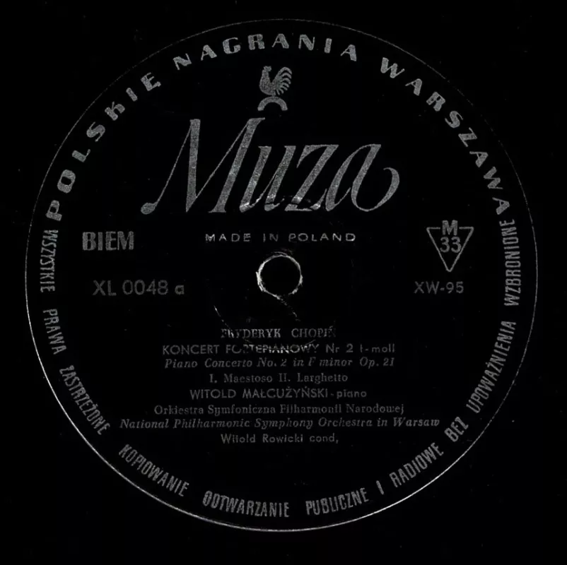 Witold Malcuzynki - Šopenas, plokštelė 4