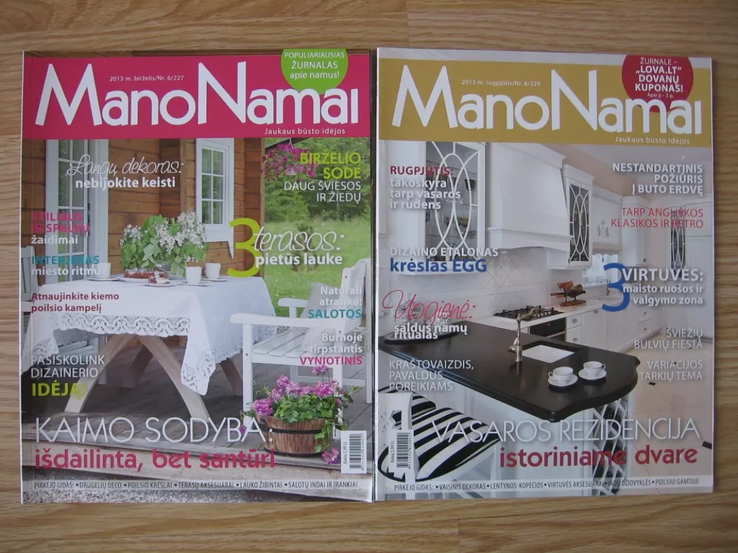 Mano namai 2013m. Nr.6,8 - Įvairūs, knyga 2