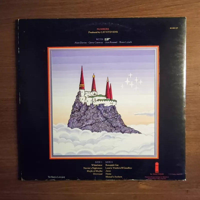 Cat Stevens - Numbers - Cat Stevens, plokštelė 3