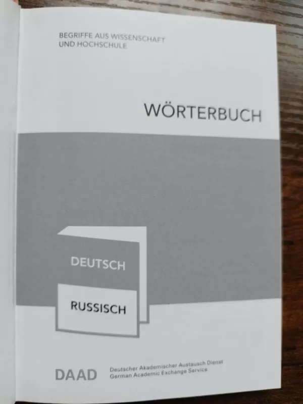 Wörterbuch Deutsch Russisch - Claudius Habbich, Roswitha Seul, knyga 5