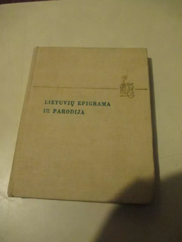 Lietuvių epigrama ir parodija - Vytautas Kubilius, knyga 3