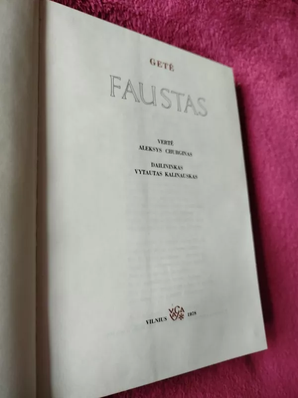Faustas (Drama) - J. V. Getė, knyga 3