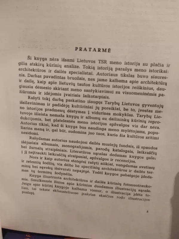 Lietuvos meno istorijos bruožai - J. Jurginis, knyga 4
