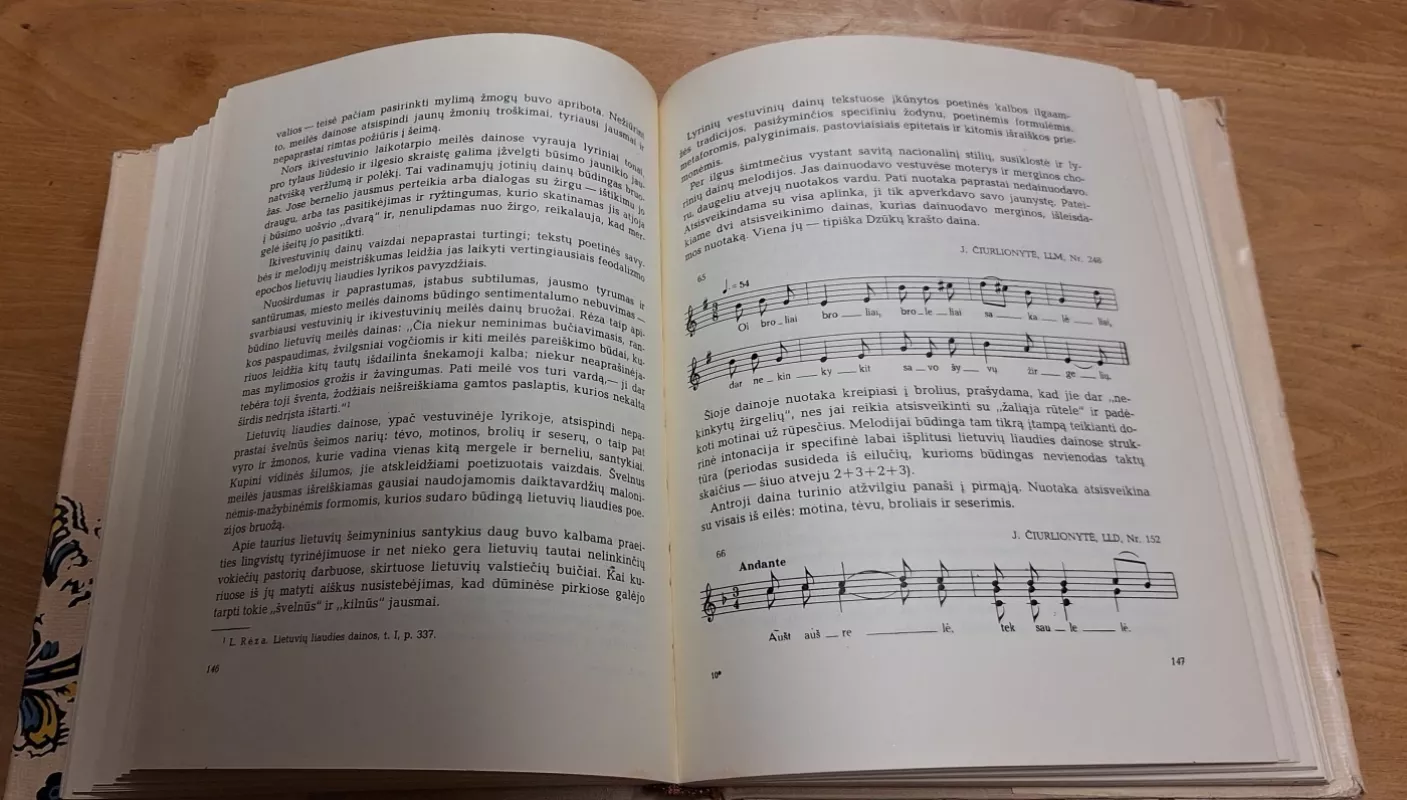 Lietuvių liaudies dainų melodikos bruožai - Jadvyga Čiurlionytė, knyga 5