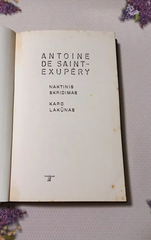 Naktinis skridimas. Karo lakūnas - Antoine de Saint-Exupéry, knyga 3