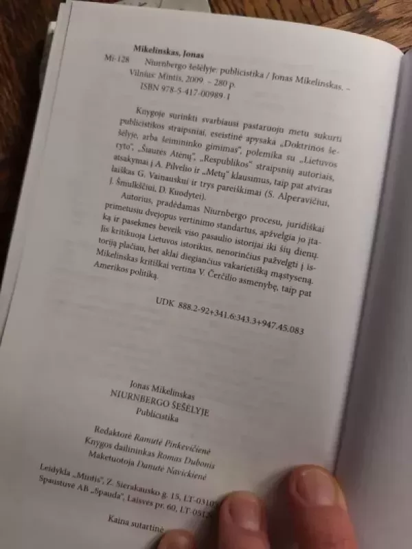 Niurnbergo šešėlyje - Jonas Mikelinskas, knyga 3