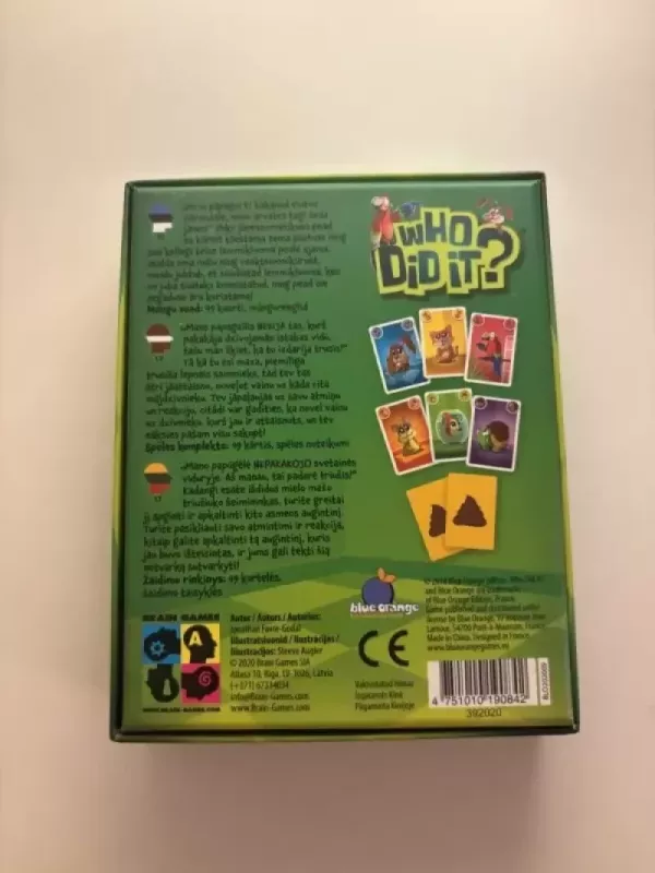 Who did it? - , stalo žaidimas 4