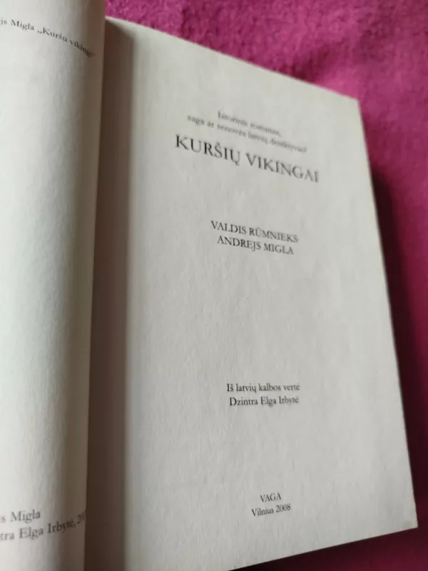 Kuršių vikingai - Valdis Rūmnieks, knyga 3