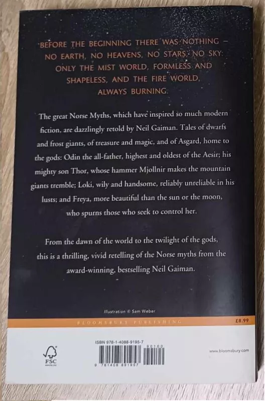 Norse Mythology - Neil Gaiman, knyga 3